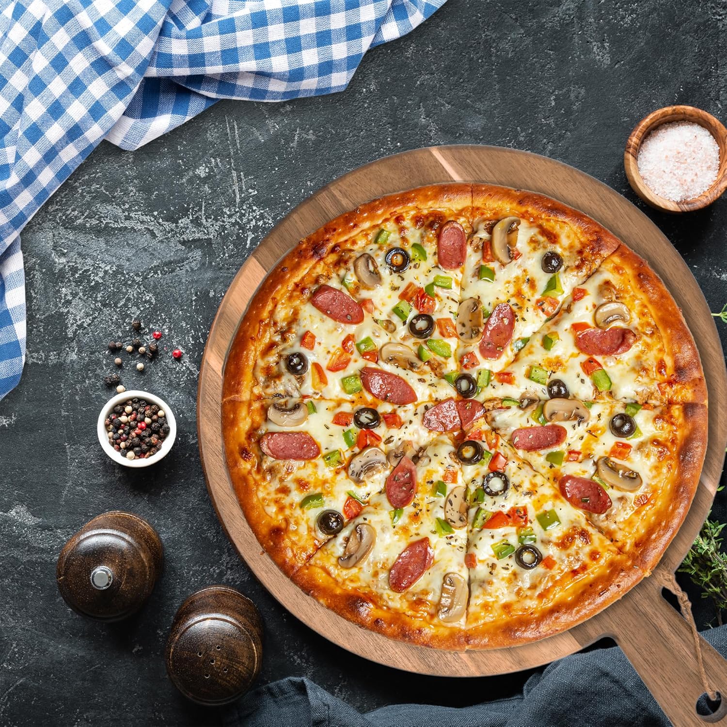 Acacia Wood Cutting Board 2 Pack