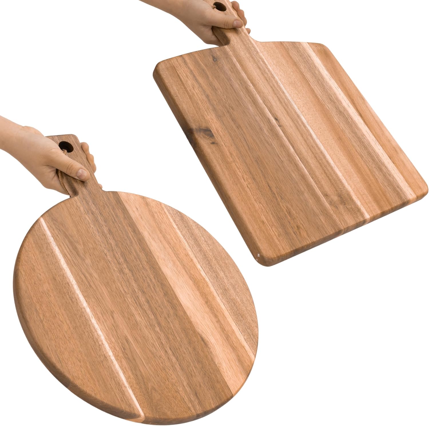 Acacia Wood Cutting Board 2 Pack