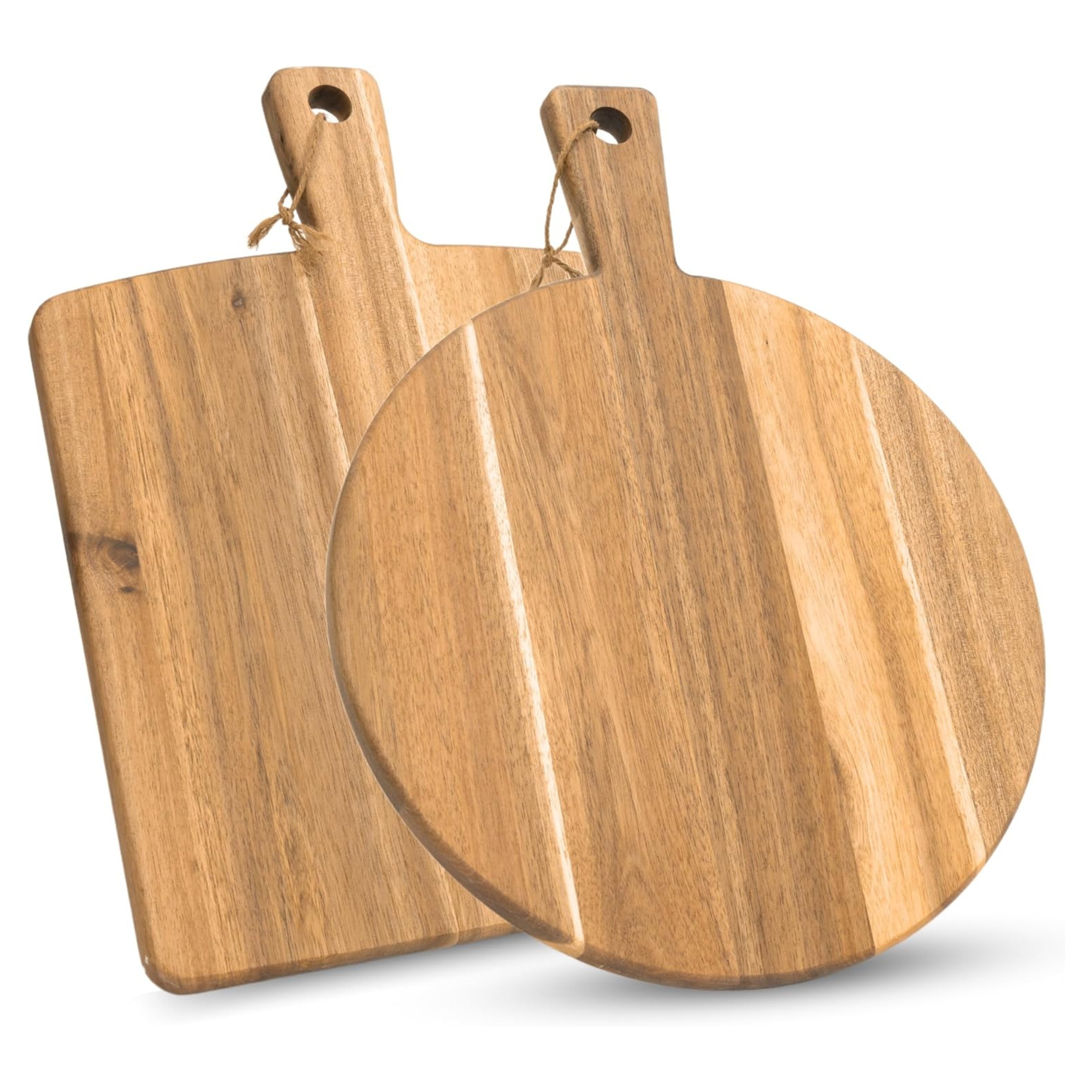 Acacia Wood Cutting Board 2 Pack