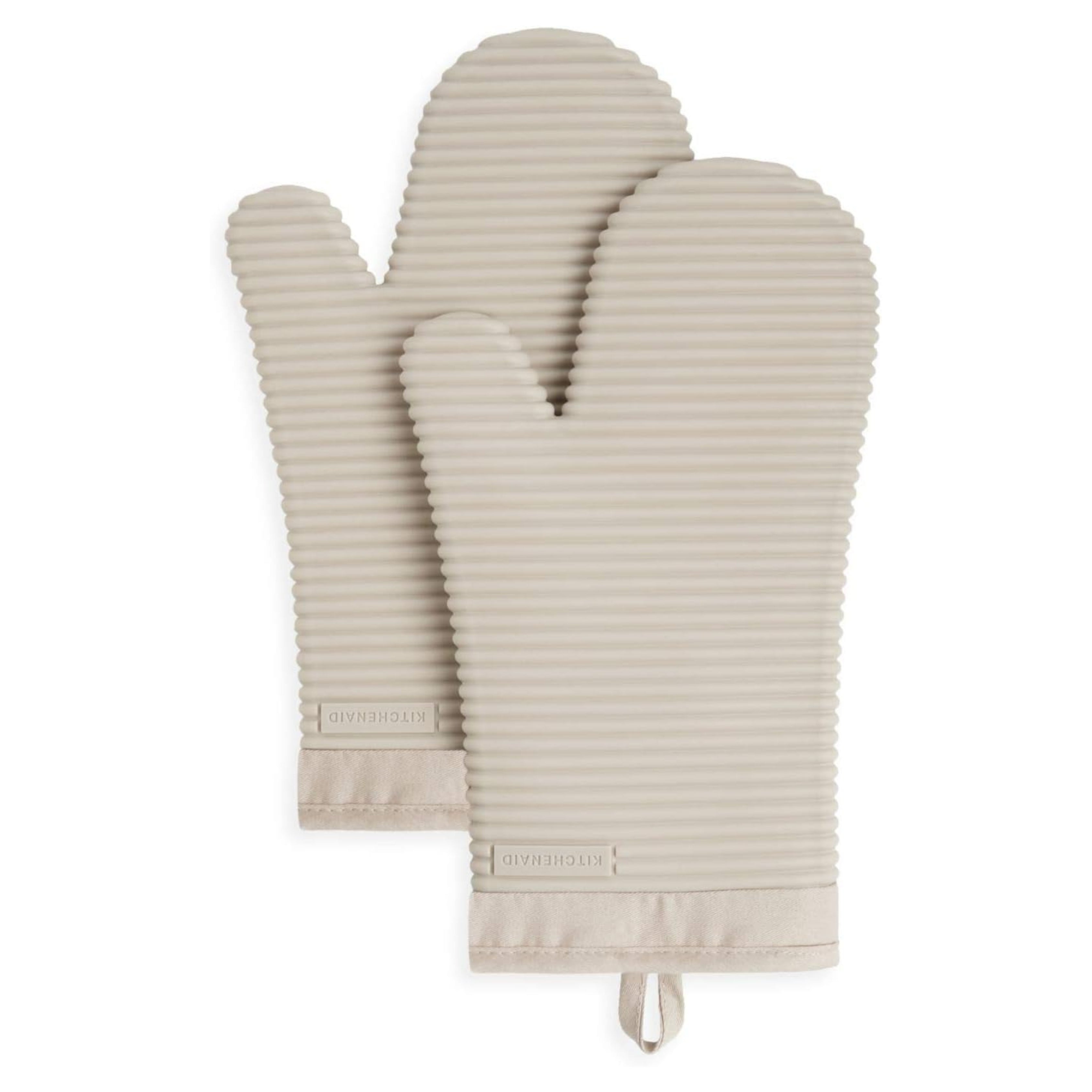 Ribbed Soft Silicone Oven Mitt