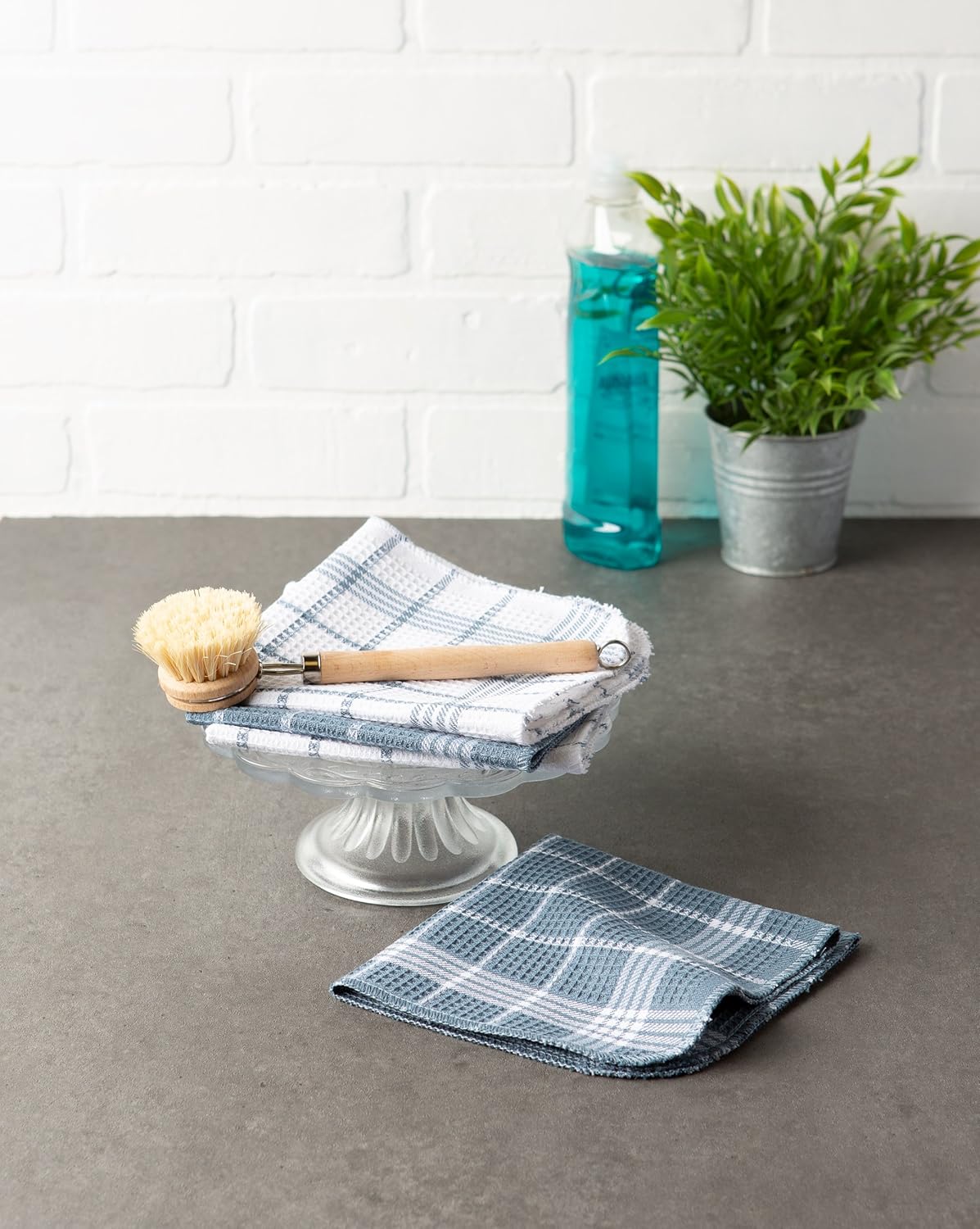 Waffle Weave Kitchen Collection - Set of 8