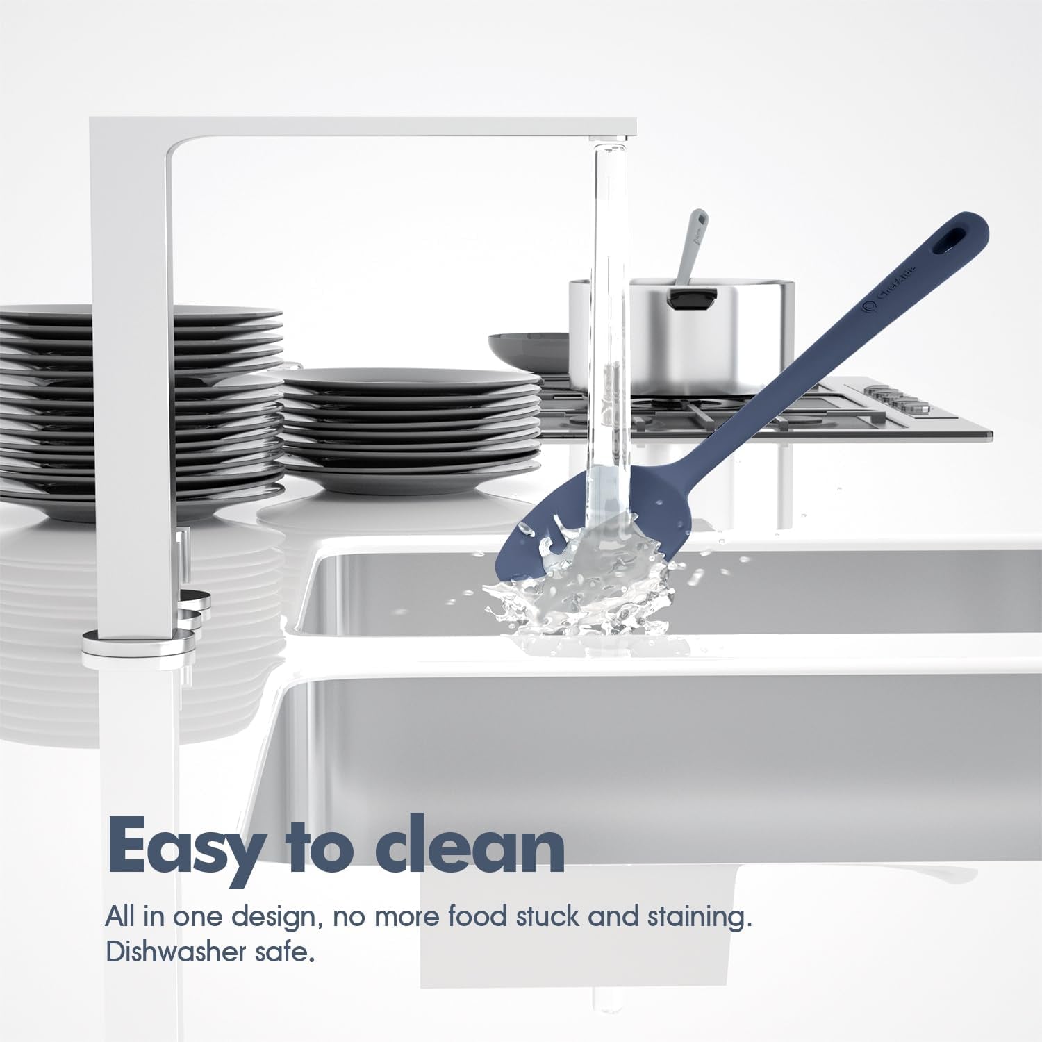 5 Pieces Silicone Spatula Set