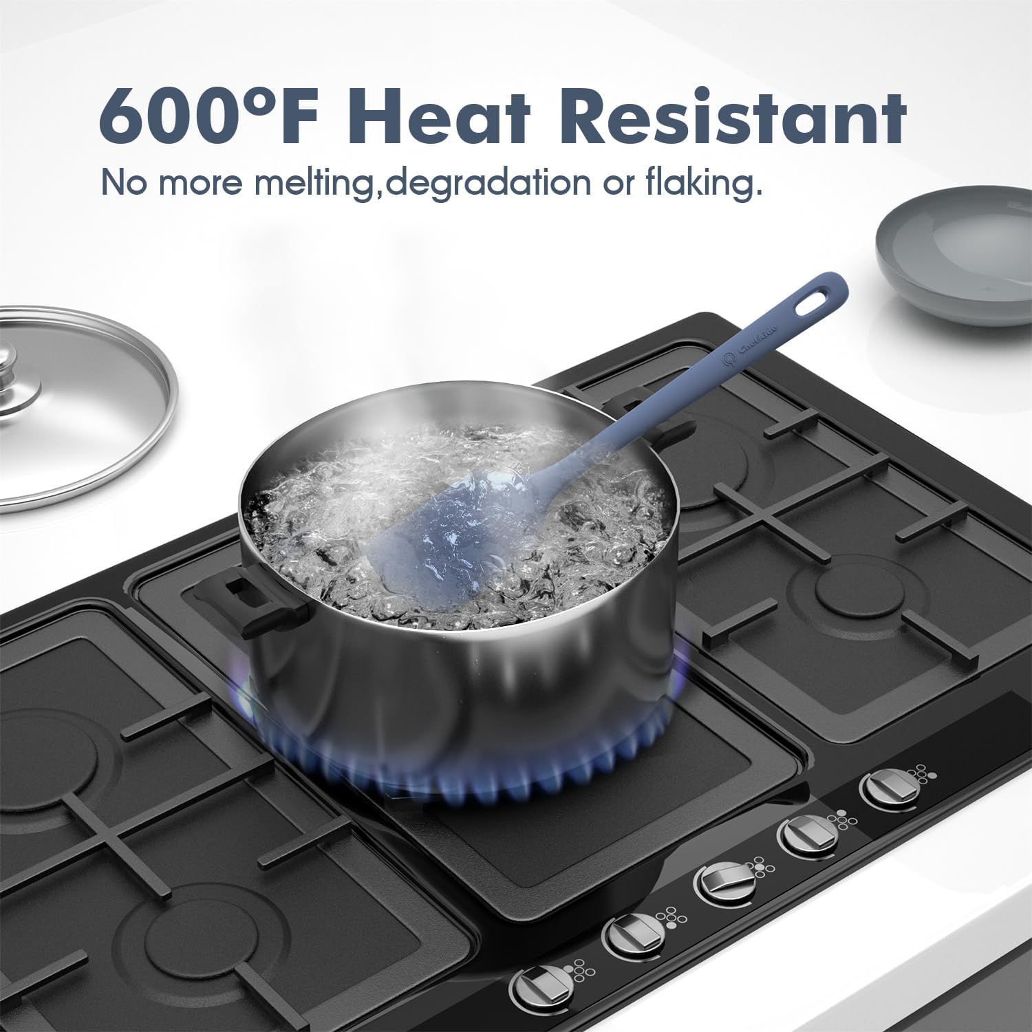 5 Pieces Silicone Spatula Set