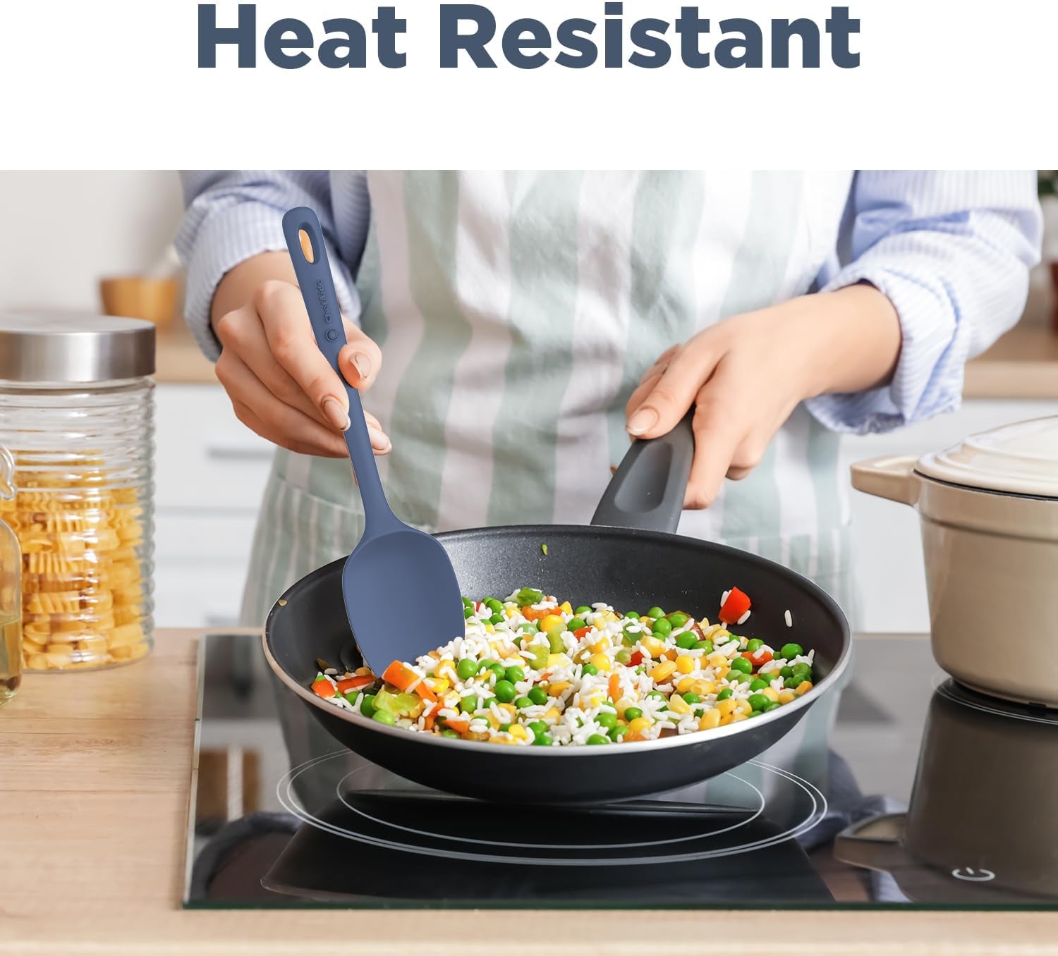 5 Pieces Silicone Spatula Set