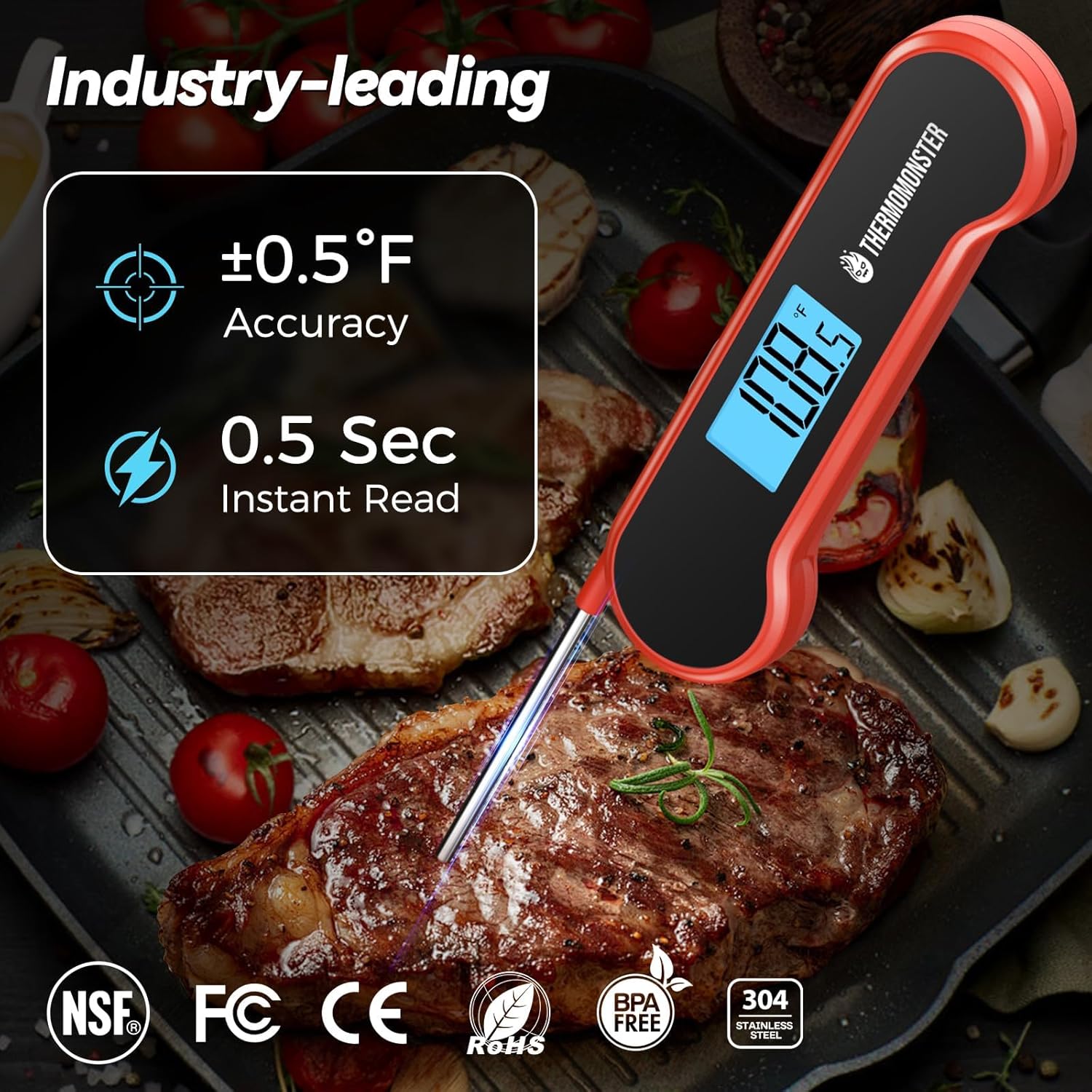 Instant Read Meat Thermometer