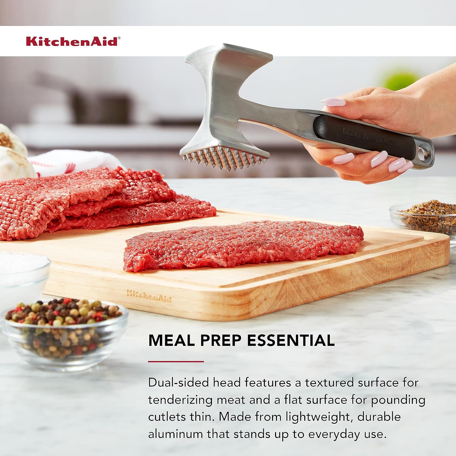 Gourmet Multi Sided Meat Tenderizer