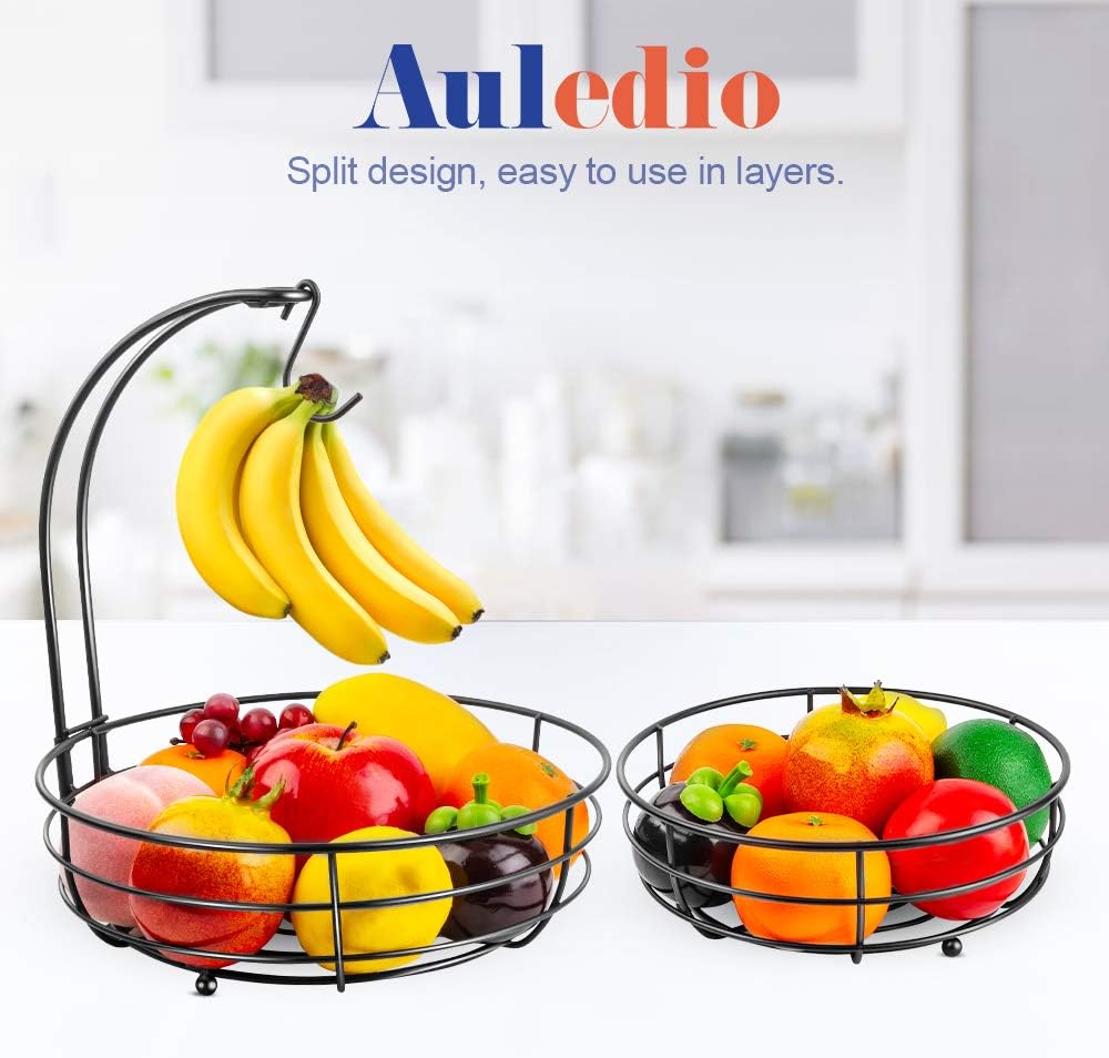 Basket Bowl Storage With Banana Hanger