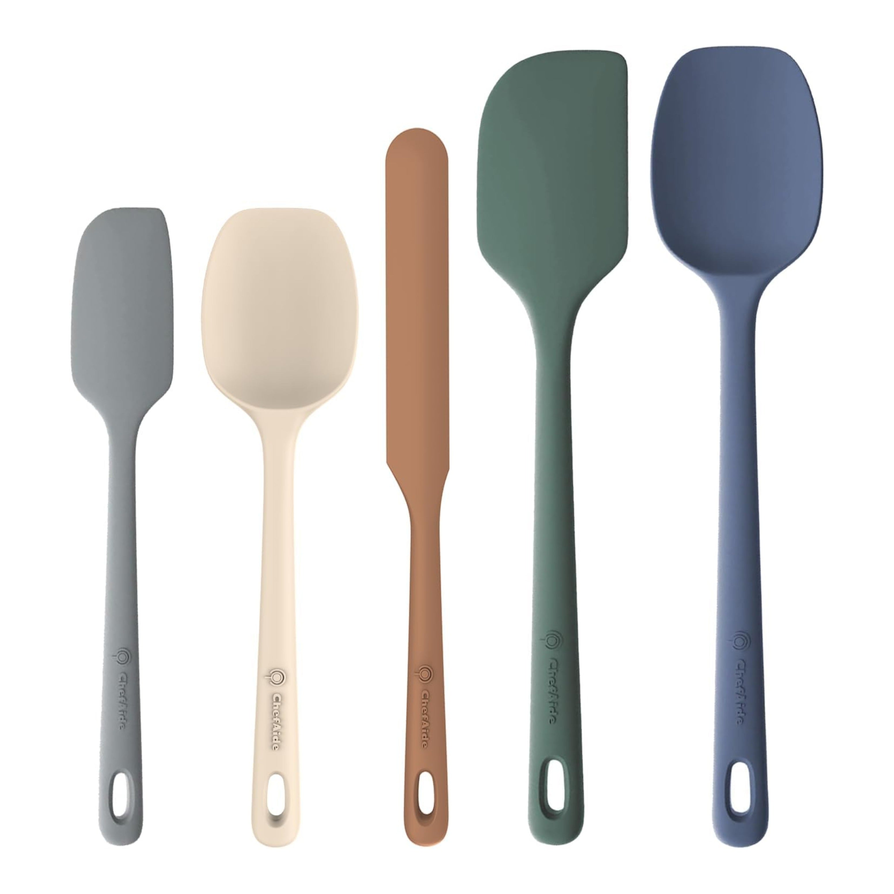 5 Pieces Silicone Spatula Set