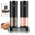 Electric Salt and Pepper Grinder Set